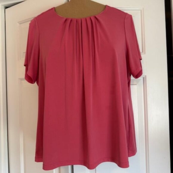 Calvin Klein Flutter Sleeve Top - Picture 1 of 3